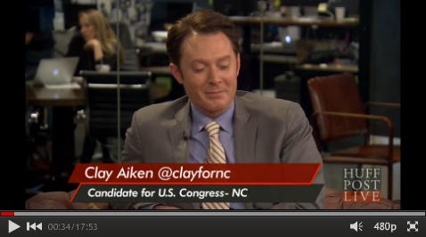 Clay Aiken LIVE interview